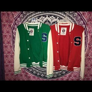 2 letterman jackets